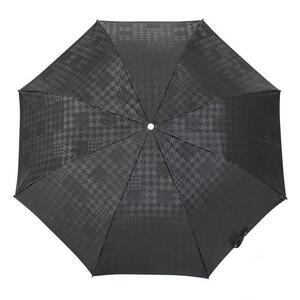槙田商店【紳士折りたたみ傘】monotone 千鳥チェック《晴雨兼用》