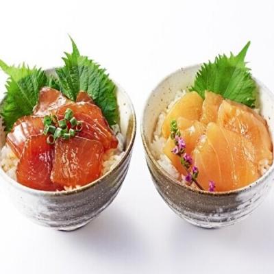 ふるさと納税 三浦市 【羽床で人気のづけ丼食べ比べ】づけ丼2種詰合せ(nc211)