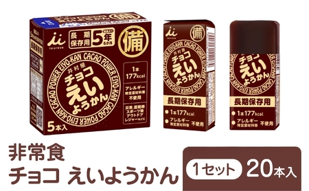 羊羹 チョコ えいようかん 非常食 防災 ようかん 羊羹