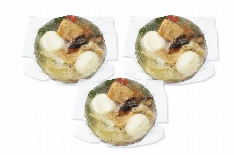 【博多旧市街セレクション登録商品】冷凍具 雑煮 3個セット