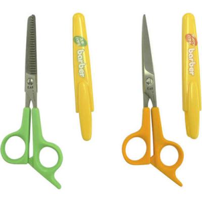 ふるさと納税 関市 H13-76 ＜キャップ付ハサミ・スキハサミ＞■サンパツ・スキハサミセット (散髪用) ◇貝印 |  | 01