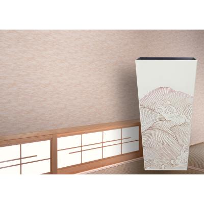 ふるさと納税 海南市 和歌山県海南市 蒔絵調 ダストボックス L角 9.5L 波ホワイト 和室に日本の美を添えるくず入れ |  | 01