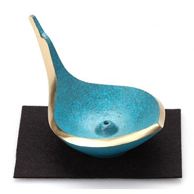 ふるさと納税 高岡市 三枝惣太郎　INCENSE　STAND　SWAN:高岡銅器