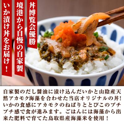 ふるさと納税 境港市 神の海藻いか漬け丼 (4食) |  | 01