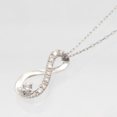ふるさと納税 甲府市 プラチナ　0.10ct　ダイヤモンド ペンダントネックレス　FHH-019726 |  | 01