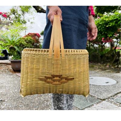 ふるさと納税 綾町 三行竹細工の竹籠(小) |  | 02