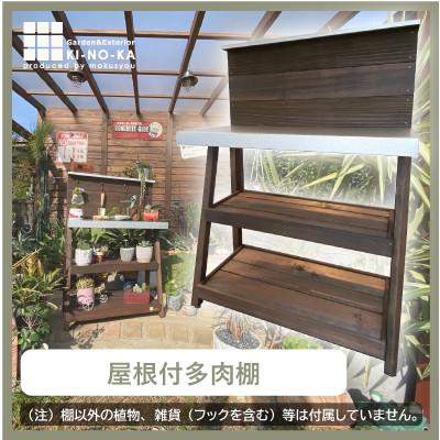 ふるさと納税 忠岡町 木の香オリジナル多肉植物棚