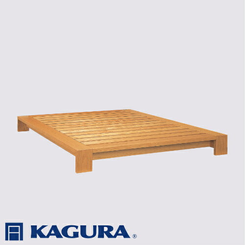 【ふるさと納税】家具蔵 KAGURA ベッドフレームモデルノヘッドレス セミダブル チェリー材 家具 寝具 寝室 木材 無垢材 職人 手作業 天然木 高級木材 無添加 安全 ジャパニーズモダン 高級家具 熟練 無着色 おしゃれ 天然木無垢材 温もり 【（株）アイダ】 【ho1114】