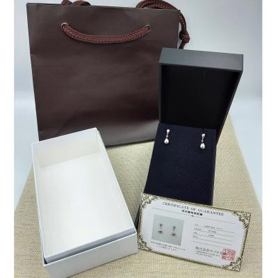 ふるさと納税 甲府市 Pt ペアシェイプ地金ピアス 　APE4866PT |  | 02