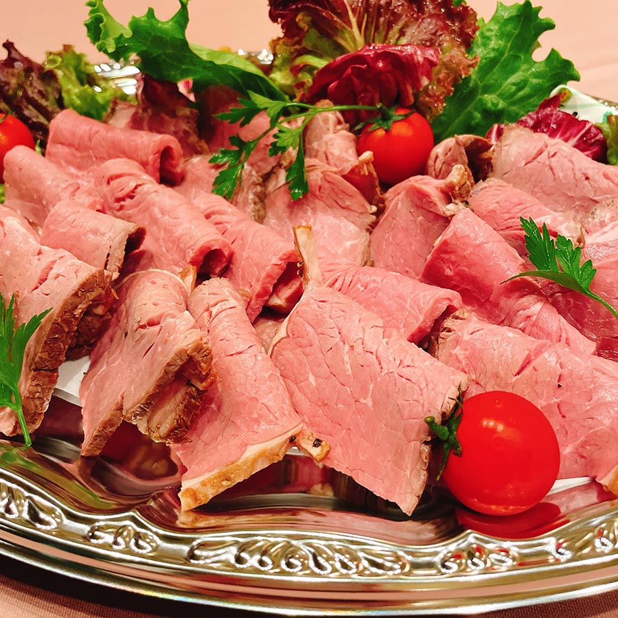 ＜レストラン門田＞特選ローストビーフ（モモ）500g