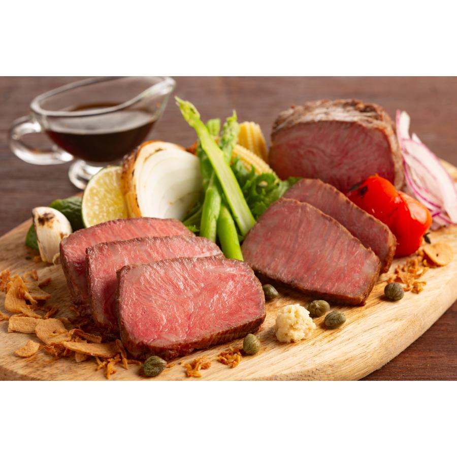 【1月13日出荷】＜ミートステイション＞銘柄牛（松阪・神戸・近江・宮崎）「ローストビーフ」4種セット各130g×２【三越伊勢丹選定】