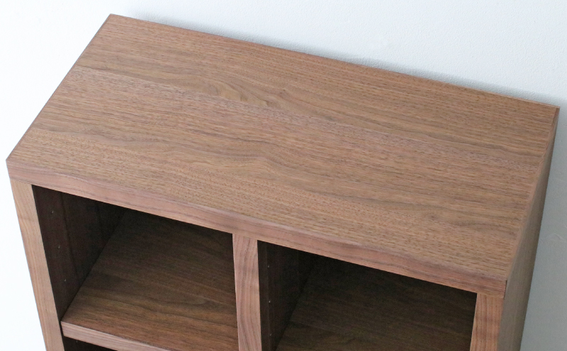 オープンラック 木製 ウォールナット材 幅76 奥行38 高さ148 収納 木製 棚 無垢材 ラック 見せる収納 棚 秋山木工 秋山木工株式会社 家具 インテリア シンプル おしゃれ 国産 静岡県 藤