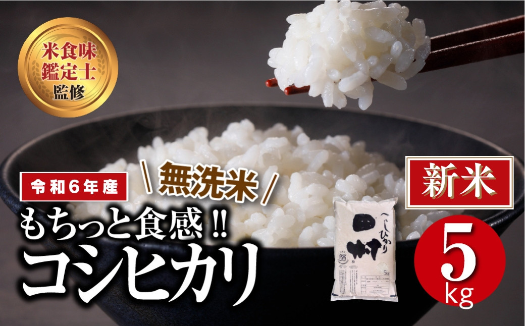 
【 新米 】【 無洗米 】 令和6年産 田村産 コシヒカリ 5kg 先行予約 精米 白米 贈答 ギフト プレゼント 美味しい 米 kome コメ ご飯 ブランド米 精米したて お米マイスター 匠 食味鑑定士 福島 ふくしま 田村 安藤米穀店
