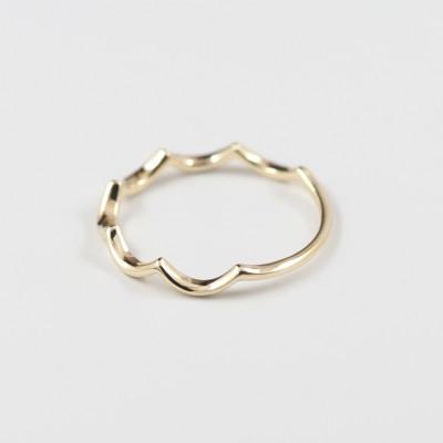 ふるさと納税 山梨県 【山梨県】【ジュエリー】K10 nami/ナミ リング 5号 |  | 02