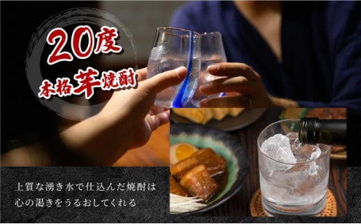 KU410 串間市の蔵元がお届けする本格芋焼酎が楽しめる6本セット(ひむか寿　赤芋仕込み900ml(20度)×6本【寿海酒造】