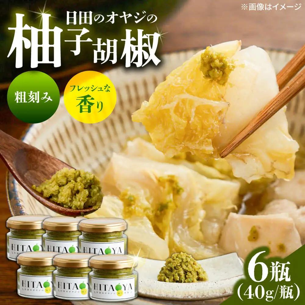 HITAOYA 日田のオヤジの柚子胡椒 (40g×6瓶) 柚子胡椒[ARGG004]