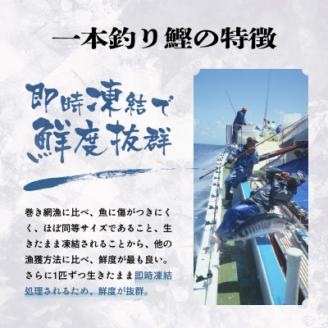 1本釣り血合い抜き炭火焼かつおたたき1.2kg 2種類のタレ付 A3-123【配送不可地域：離島】