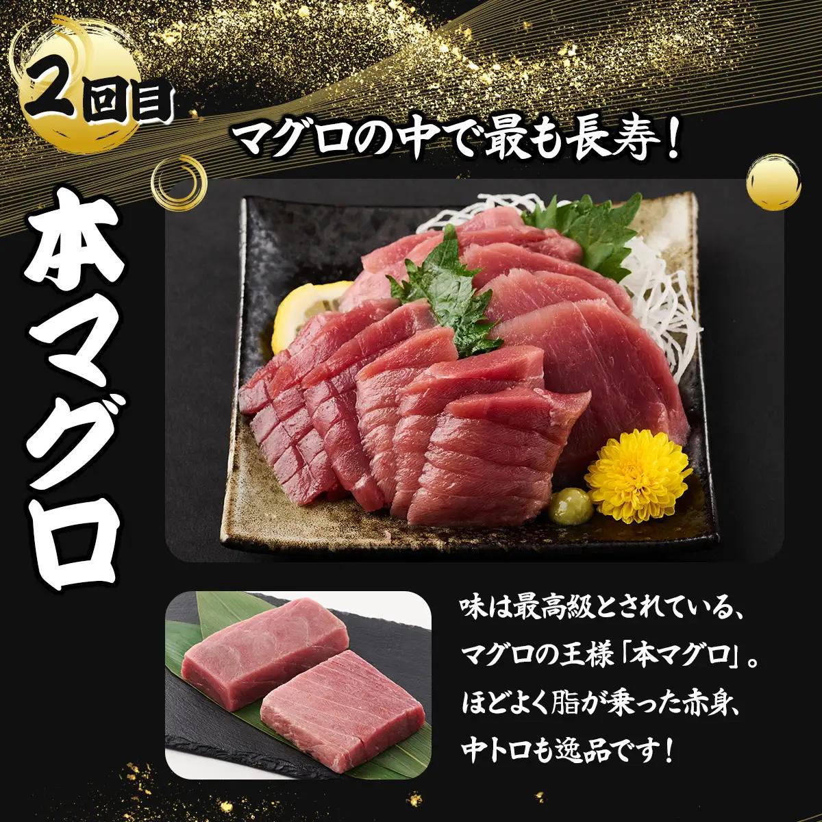 【定期便/計3回】天然マグロ（赤身・中トロ）【まぐろ】mh019