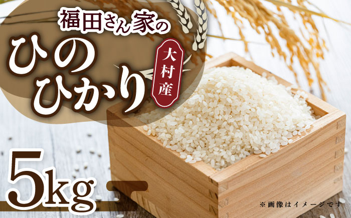 
福田さんちの大村産ひのひかり5kg / 米 おこめ お米 白米 / 大村市 / 一般社団法人大村市物産振興協会[ACAB142]
