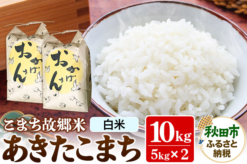 
こまち故郷米＜あきたこまち＞10kg(5kg×2袋) 令和6年産
