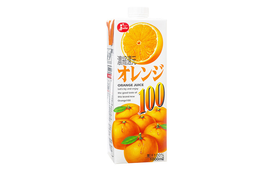 
                  ＜ R8年熊本地震復興支援 ＞オレンジ100 1L×6本 計6L オレンジジュース ジュース ドリンク フルーツジュース オレンジ 温州みかん 果汁100％
                