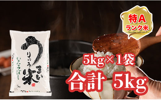 
うりゅう米ななつぼし　5kg×1袋
