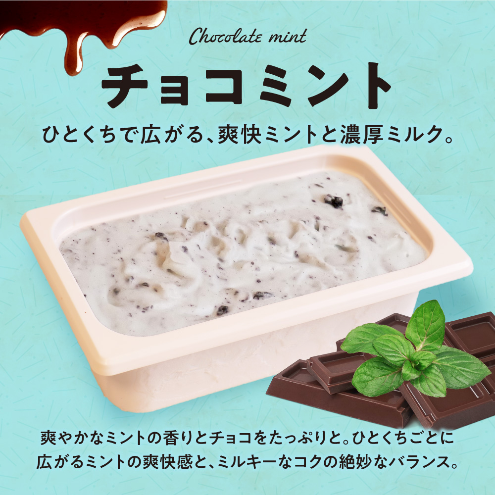 951アイスクリーム　バルクアイス2L×１個（チョコミント）｜本格派 アイス ミルク 北海道 札幌市