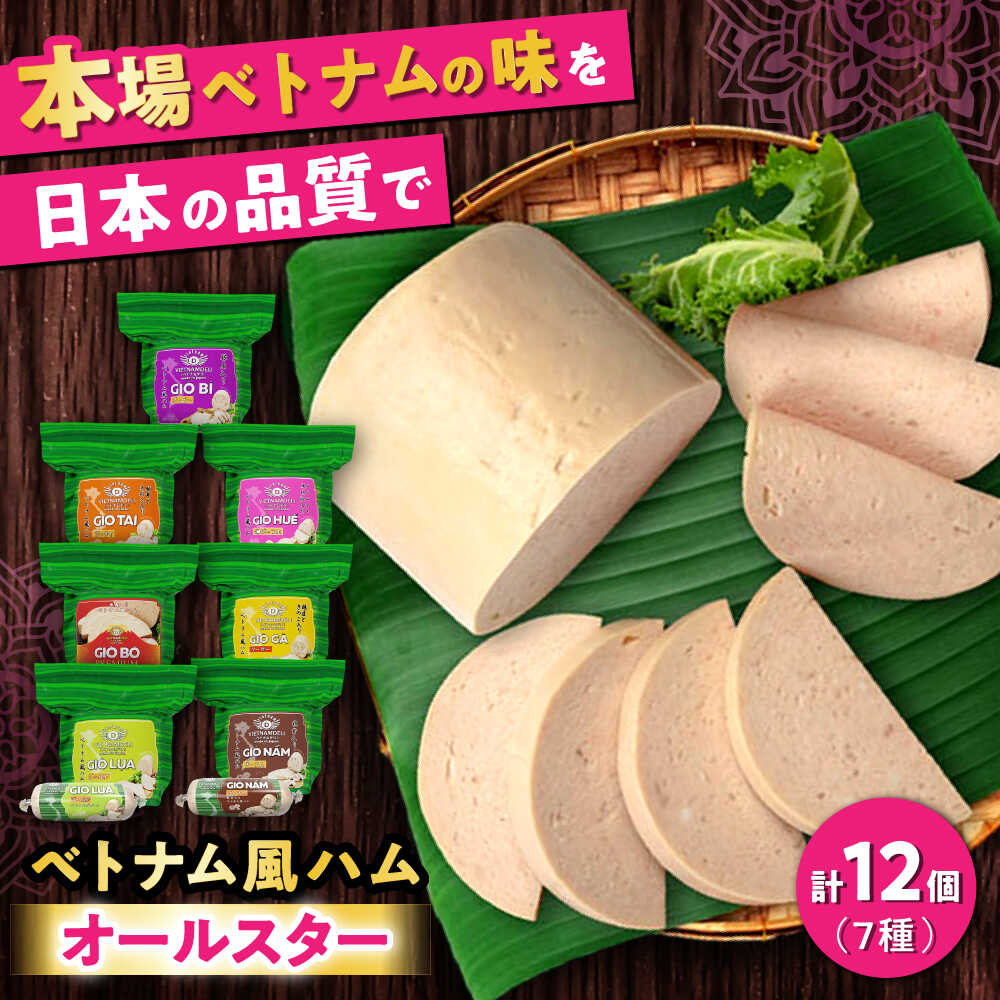 【ふるさと納税】ベトナムハム オールスターセット / ハム はむ ベトナム ベトナム料理 / 瀬戸市 / 株式会社フードフォース[BBBE007]