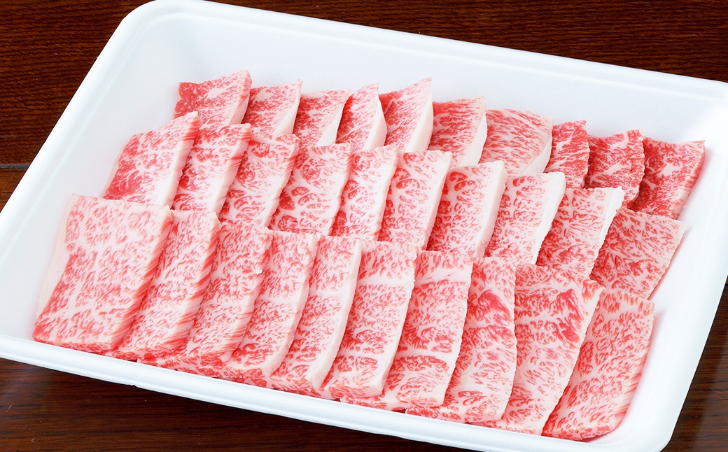 くまもと黒毛和牛 焼き肉用カルビ 約600g（約300g×2パック）