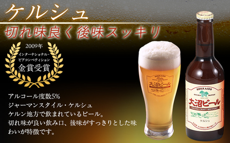 【金賞受賞】大沼ビール330ml 10本入 ギフトセット （ｹﾙｼｭ3本・ｱﾙﾄ3本・IPA2本・ｽﾀｳﾄ2本） 飲み比べ NAH002