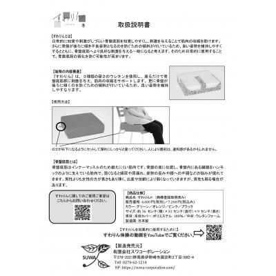 ふるさと納税 伊勢崎市 骨盤底筋サポートクッション『すわりん(R)』　カラー:ブラック |  | 03