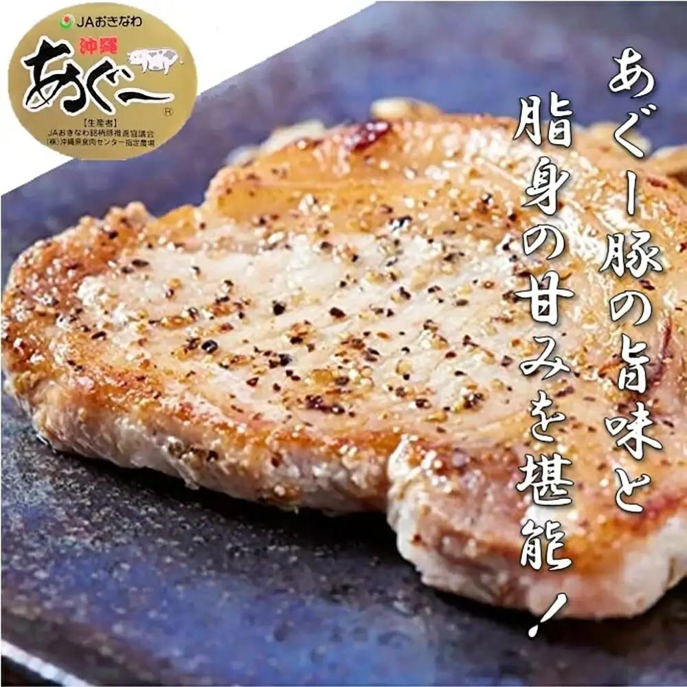 ハンバーグ 沖縄県産 あぐー豚 ハンバーグ・ステーキセット 計900g  BCAZ004 肉