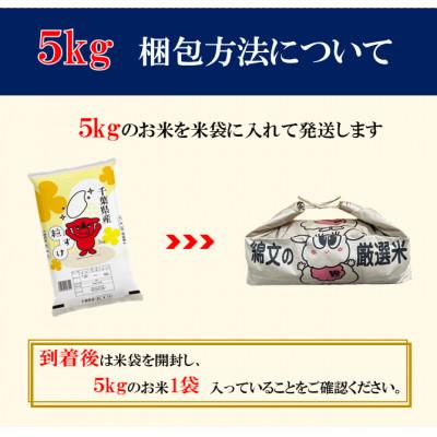 ふるさと納税 大網白里市 【令和7年産】千葉県産「粒すけ」精米 5kg(5kg×1袋) |  | 01