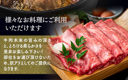 【A4～A5】博多和牛しゃぶすき焼き用(肩ロース肉・肩バラ・モモ肉)800g　AO036