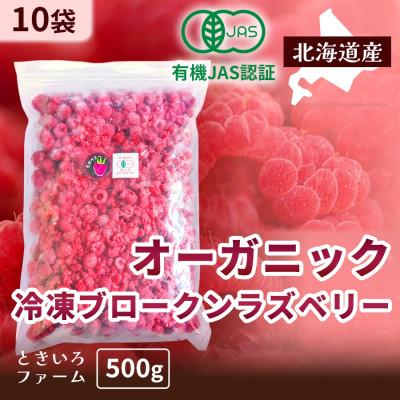 ふるさと納税 帯広市 有機JAS認証  訳あり 冷凍ラズベリー 5kg (500g×10袋)【十勝産 希少品種】