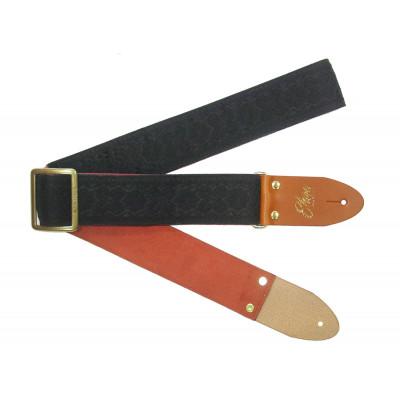 ふるさと納税 郡上市 【ギターストラップ】 Elara Straps Windmolen Noir(Brown)