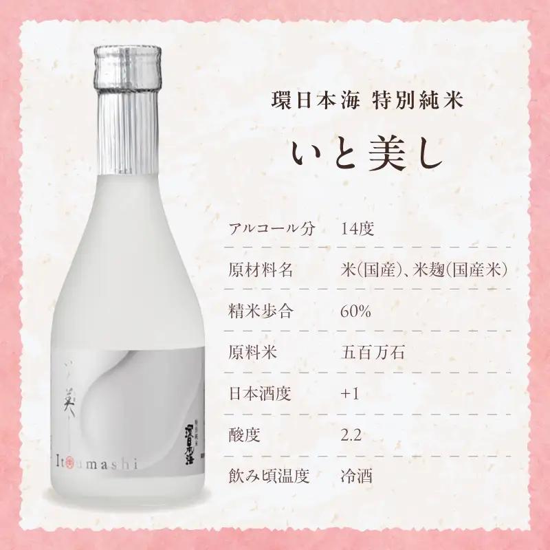 環日本海 特別純米いと美しセット 酒 日本酒 純米酒 いと美し いとうまし 【021_2062】