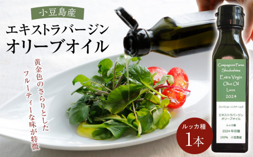【ジェイさんのオリーブオイル】《ルッカ種》105g×1本  エキストラバージンオイル  2024年収穫 100％小豆島産 手摘み
