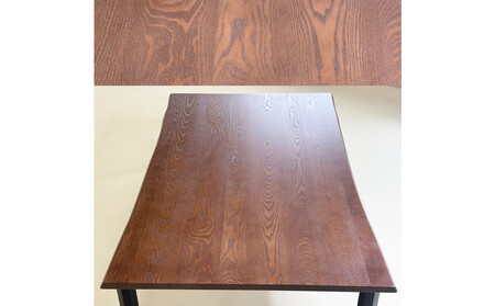 座卓 折りたたみ テーブル 幅140cm×奥行90cm 完成品 折り畳みテーブル 長方形 座卓 センターテーブル ローテーブル リビングテーブル 4人 （フォーゼ/ブラウン/浮造り・波型加工/折り脚黒