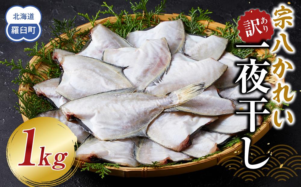 訳あり　宗八かれい一夜干し　250ｇ入×4袋 016942_AJ059