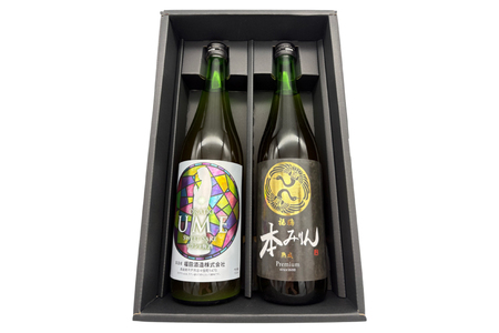 酒 調味料 福鶴 本みりん ＆ ORATIO 梅酒 720ml 各1本 12回 定期便