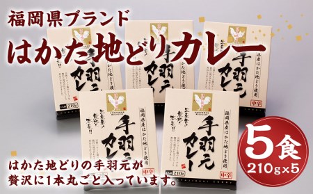 福岡県ブランド はかた地どり カレー 5食 レトルト