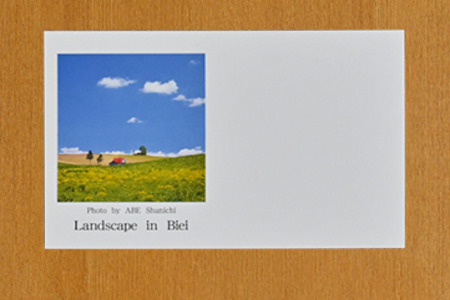 写真家　阿部俊一　名刺台紙・メッセージカード100枚(A)[005-05]