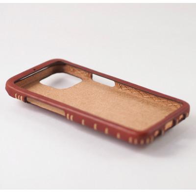 ふるさと納税 七尾市 【iPhone15用】本革ケース・チョコ |  | 03