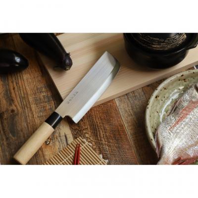 ふるさと納税 関市 濃州正宗作 白木柄 ステンレス和包丁3本セット【三徳包丁、菜切包丁、ペティナイフ】 |  | 02