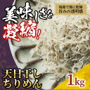 【ふるさと納税】天日干し ちりめん 1kg【ちりめんじゃこ しらす お取り寄せ グルメ 香川県 さぬき市】