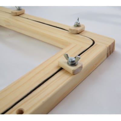 エディ工房　刺繍台セット【Dモデル】(A4サイズの刺繍枠と専用スタンドD型のセット品)【受注製作品】【配送不可地域：沖縄県】【1700137】