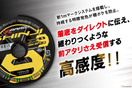 よつあみ PEライン XBRAID SHINJI X9 HP 0.6号 200m 2個 エックスブレイド シンジ