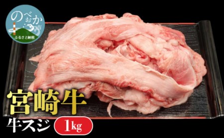 宮崎牛　牛スジ 1kg　N0140-ZA0310