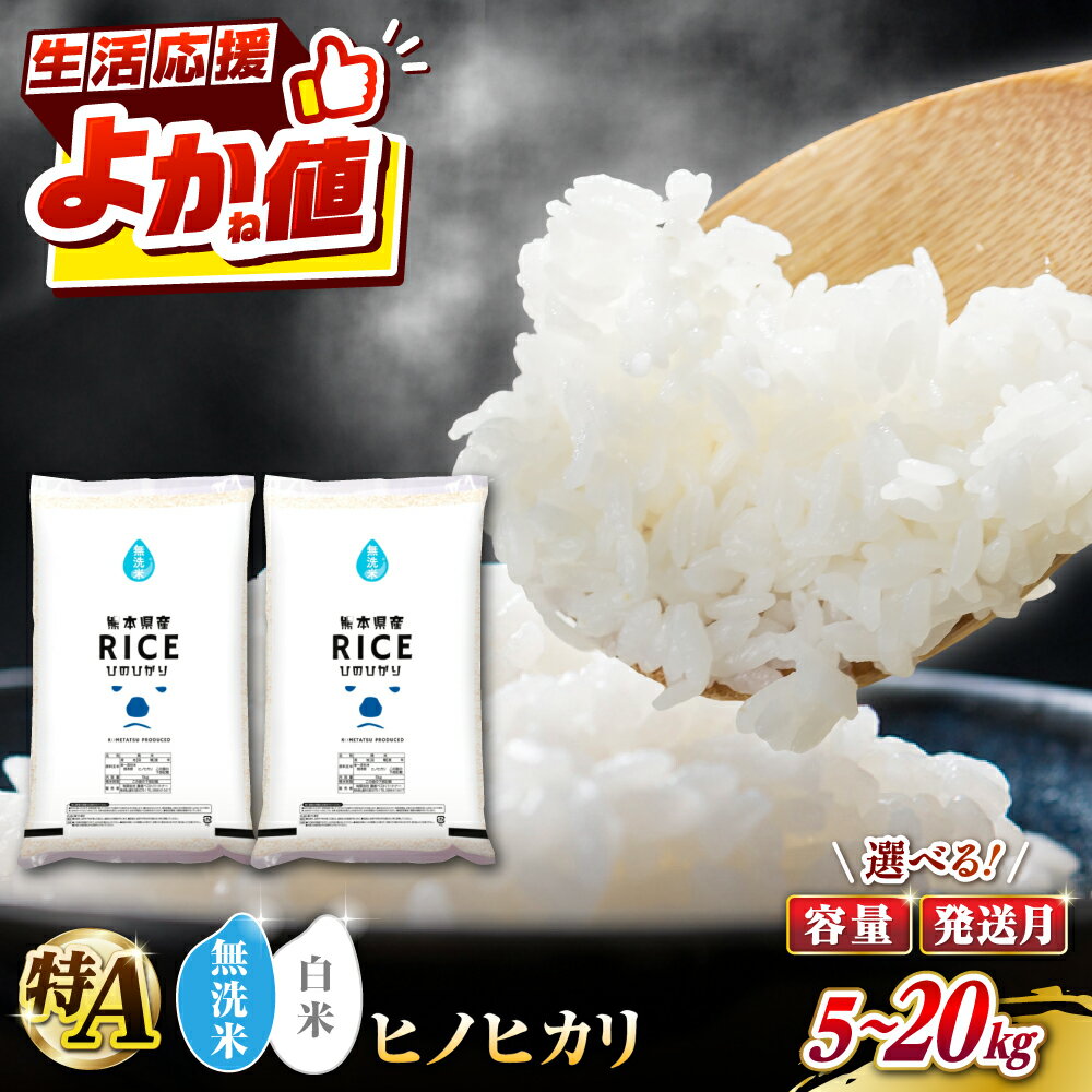 【ふるさと納税】〈令和7年度産米〉 容量・無洗米・配送月も選べる！ヒノヒカリ 5kg 10kg 20kg 【株式会社 農産ベストパートナー】[ZBP013] 無洗米 白米 おすすめ 人気 便利 小分け セット 人気 米 こめ ご飯 令和7年